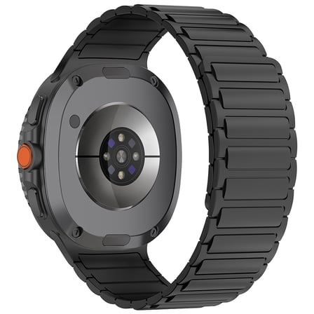 Galaxy Watch 8 MKST KRD-146 Hafif ve Esnek Premium Silikon Kordon Strap Kayış - Siyah