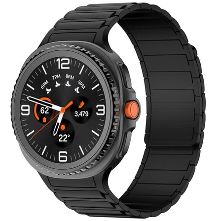 Galaxy Watch 8 MKST KRD-146 Hafif ve Esnek Premium Silikon Kordon Strap Kayış - Siyah