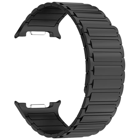 Galaxy Watch 8 MKST KRD-146 Hafif ve Esnek Premium Silikon Kordon Strap Kayış - Siyah