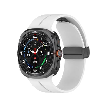 Galaxy Watch 8 Classic 46mm KRD-84 Silikon Kordon - Beyaz