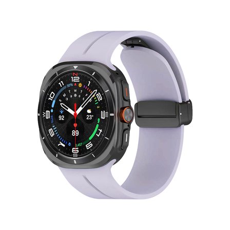 Galaxy Watch 8 Classic 46mm KRD-84 Silikon Kordon - Beyaz