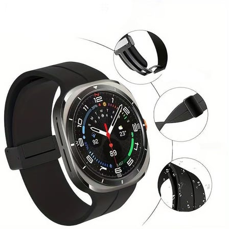Galaxy Watch 8 Classic 46mm KRD-84 Silikon Kordon - Beyaz