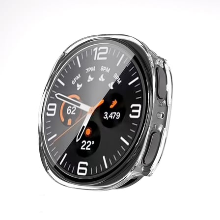 Galaxy Watch 8 40mm Sert PC Kasa ve Ekran Koruyucu NRTK Watch Gard 38 - Şeffaf