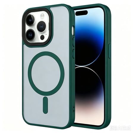 iPhone 13 Pro Max Kılıf MagSafe Destekli Kamera Yükseltili Mat Parmak İzi Tutmayan Silikon Novatech