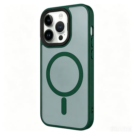 iPhone 13 Pro Max Kılıf MagSafe Destekli Kamera Yükseltili Mat Parmak İzi Tutmayan Silikon Novatech