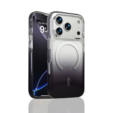 iPhone 17 Pro Kılıf Renk Geçişli MagSafe Şeffaf Kamera Yükseltili Silikon Ottonova