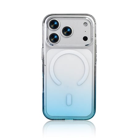 iPhone 17 Pro Kılıf Renk Geçişli MagSafe Şeffaf Kamera Yükseltili Silikon Ottonova