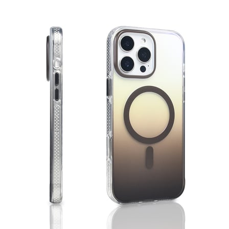iPhone 16 Pro Max Kılıf Renk Geçişli MagSafe Kamera Yükseltili Silikon Novatech