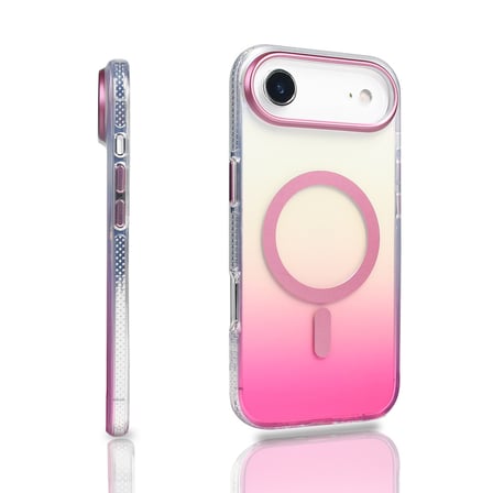 iPhone 17 Air Kılıf Renk Geçişli MagSafe Kamera Yükseltili Silikon Novatech