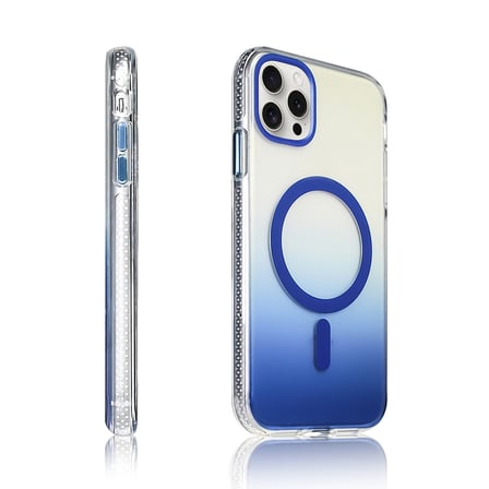iPhone 15 Pro Max Kılıf Renk Geçişli MagSafe Kamera Yükseltili Silikon Novatech