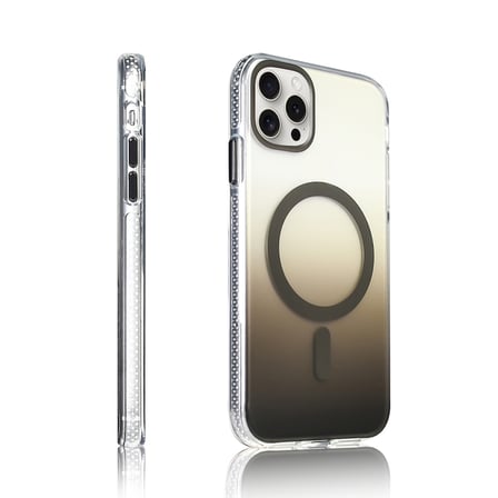 iPhone 15 Pro Max Kılıf Renk Geçişli MagSafe Kamera Yükseltili Silikon Maks