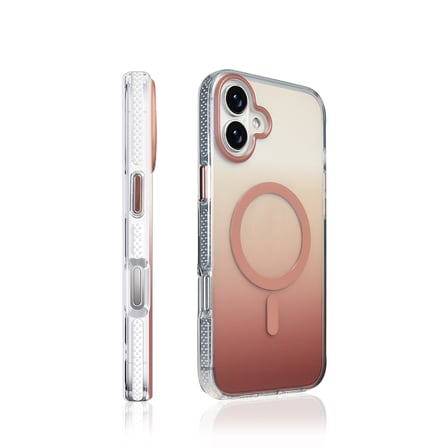 iPhone 16 Plus Kılıf Renk Geçişli MagSafe Kamera Yükseltili Silikon Novatech