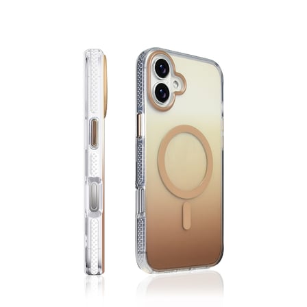 iPhone 16 Plus Kılıf Renk Geçişli MagSafe Kamera Yükseltili Silikon Novatech