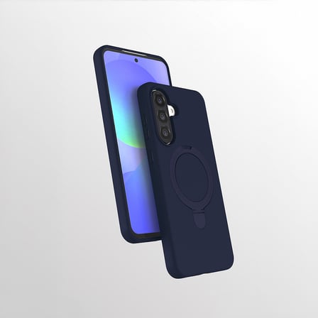 Galaxy A56 Kılıf M-safe Şarj Özellikli Standlı MKST Samara Kapak - Pembe