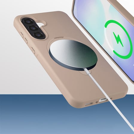 Galaxy A56 Kılıf M-safe Şarj Özellikli Standlı MKST Samara Kapak - Pembe