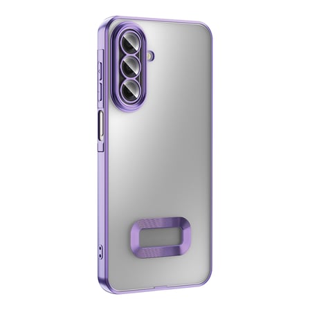 Galaxy A17 Kılıf Kamera Korumalı Logo Gösteren NRTK Omega Kapak - Rose Gold