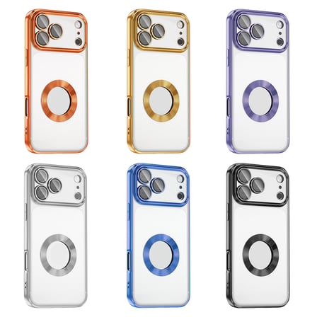 iPhone 17 Pro Kılıf Kamera Lens Korumalı Logo Gösteren İnce Hafif BUTAM