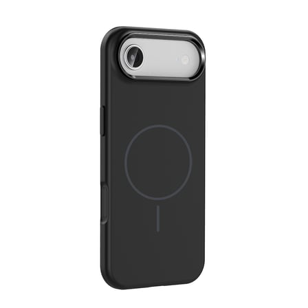iPhone 17 Air Kılıf M-Safe Şarj Özellikli Metal Kamera Çerçeveli NRTK Edi Silikon Kapak - Lila
