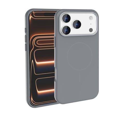 Apple Uyumlu İphone Uyumlu 17 Pro Kılıf M-Safe Şarj Özellikli Metal Kamera Çerçeveli Zore Edi Silikon Kapak