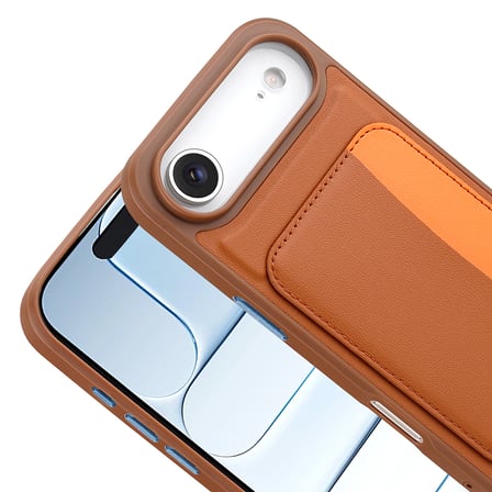iPhone 17 Air Kılıf Kartlıklı Kamera Yükseltili Silikon Maks