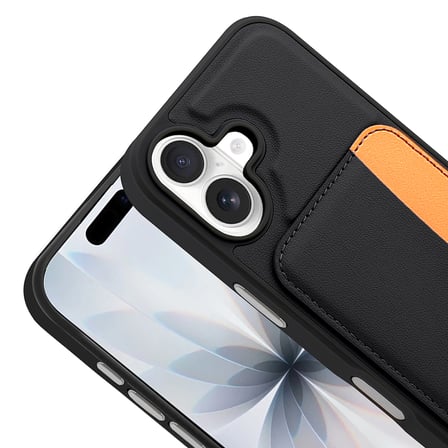 iPhone 16 Kılıf Kartlıklı Kamera Yükseltili Silikon Mobilteam
