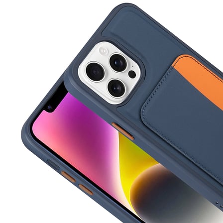 iPhone 16 Pro Kılıf Kartlıklı Kamera Yükseltili Silikon Novatech