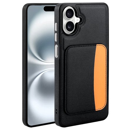 Galaxy A07 Kılıf Kartlıklı MKST X-Kart Silikon Kapak - Siyah