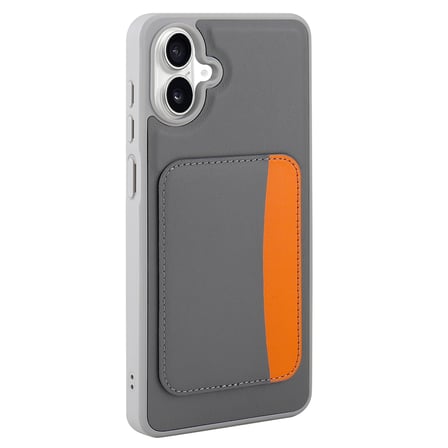Galaxy A07 Kılıf Kartlıklı NRTK X-Kart Silikon Kapak - Kahverengi