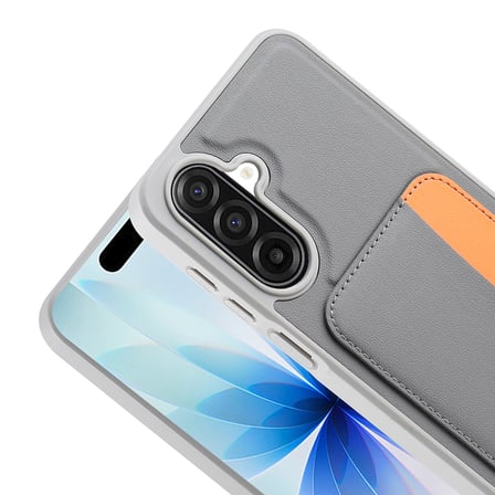 Galaxy A17 Kılıf Kartlıklı Kamera Yükseltili Silikon Novatech