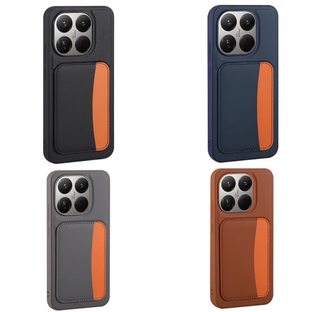 Xiaomi 15T Kılıf Kartlıklı Kamera Yükseltili Silikon Novatech