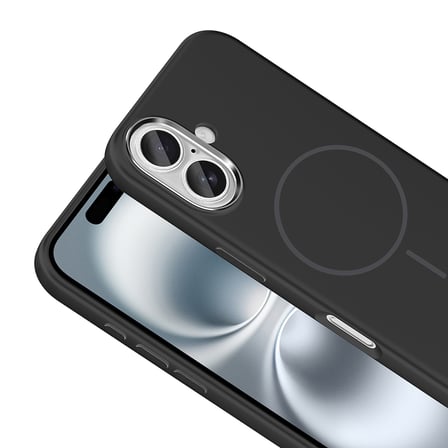iPhone 16 Kılıf İnce MagSafe Halkalı Kamera Yükseltili Silikon Mobilteam