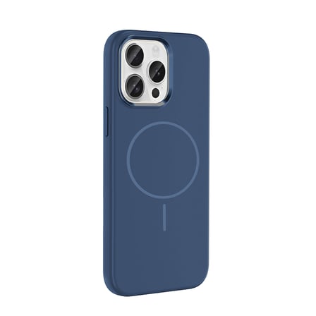 iPhone 15 Pro Max Kılıf M-Safe Şarj Özellikli Metal Kamera Çerçeveli MKST Edi Silikon Kapak - Lacive