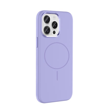 iPhone 15 Pro Max Kılıf İnce MagSafe Halkalı Kamera Yükseltili Silikon Novatech
