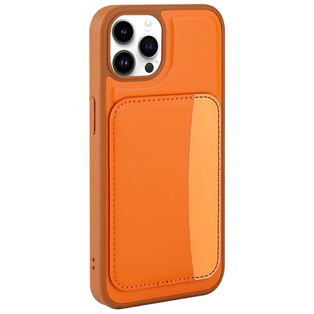 iPhone 14 Pro Max Kılıf Kartlıklı NRTK X-Kart Silikon Kapak - Koyu Gri