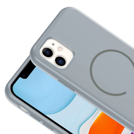 iPhone 11 Kılıf MagSafe Destekli Kamera Korumalı Yumuşak Silikon Novatech