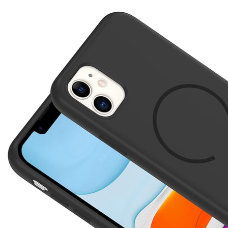 iPhone 11 Kılıf MagSafe Destekli Kamera Korumalı Yumuşak Silikon Novatech