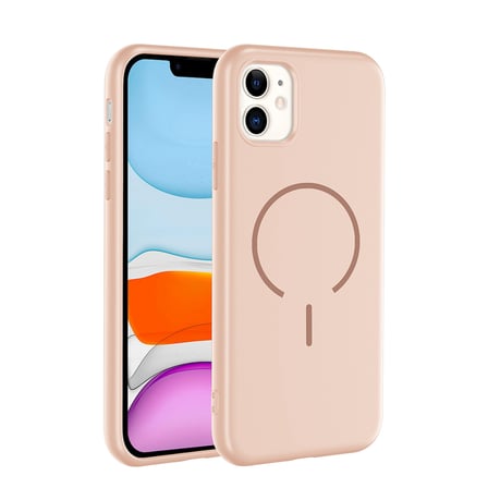 iPhone 11 Kılıf MagSafe Destekli Kamera Korumalı Yumuşak Silikon Novatech