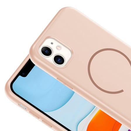 iPhone 11 Kılıf MagSafe Destekli Kamera Korumalı Yumuşak Silikon Novatech
