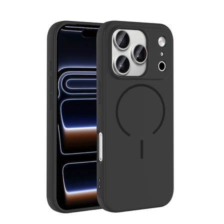 iPhone 17 Pro Kılıf M-safe Şarj Özellikli NRTK Meta Kapak - Kahverengi