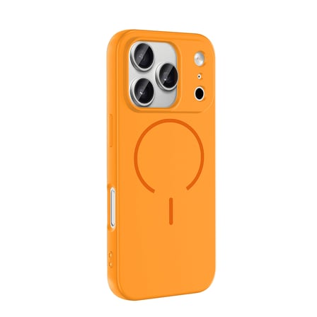 iPhone 17 Pro Kılıf M-safe Şarj Özellikli NRTK Meta Kapak - Kahverengi
