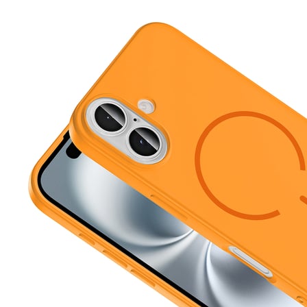 iPhone 16 Kılıf MagSafe Destekli Kamera Korumalı Yumuşak Silikon Novatech
