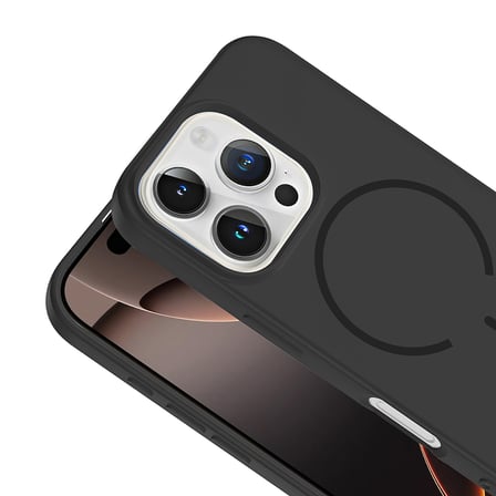 iPhone 16 Pro Max Kılıf MagSafe Destekli Kamera Korumalı Yumuşak Silikon Novatech