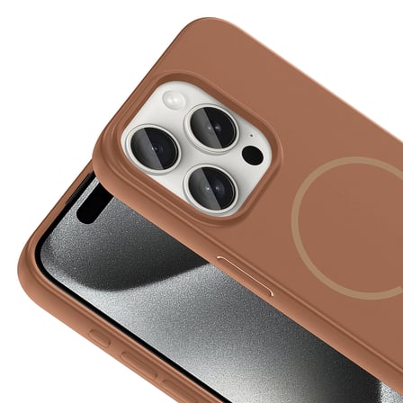 iPhone 15 Pro Max Kılıf MagSafe Destekli Kamera Korumalı Yumuşak Silikon Alan Tech
