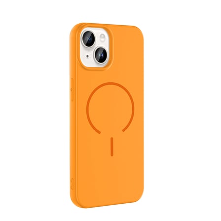 iPhone 14 Kılıf M-safe Şarj Özellikli NRTK Meta Kapak - Lacivert