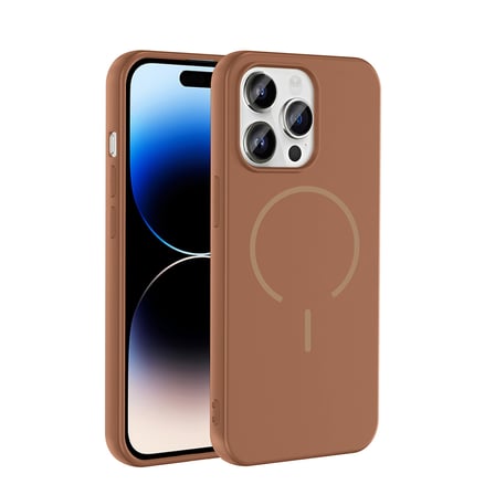 iPhone 14 Pro Max Kılıf MagSafe Destekli Kamera Korumalı Yumuşak Silikon Novatech