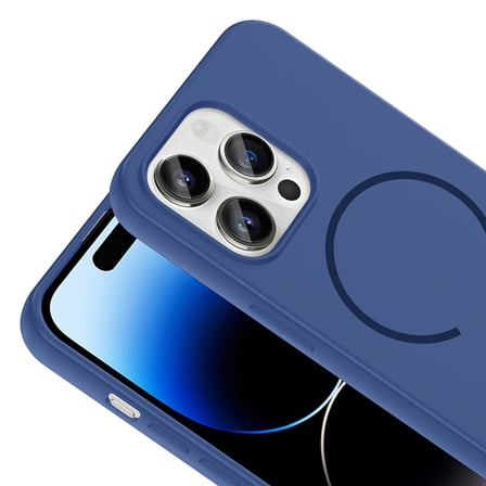iPhone 14 Pro Max Kılıf MagSafe Destekli Kamera Korumalı Yumuşak Silikon Novatech