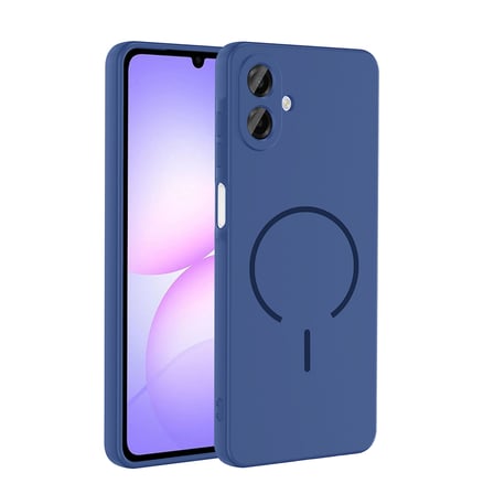 Galaxy A07 Kılıf M-safe Şarj Özellikli NRTK Meta Kapak - Kahverengi
