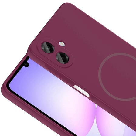 Galaxy A07 Kılıf MagSafe Destekli Kamera Korumalı Yumuşak Silikon Novatech