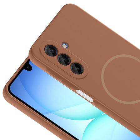 Galaxy A17 Kılıf MagSafe Destekli Kamera Korumalı Yumuşak Silikon Novatech