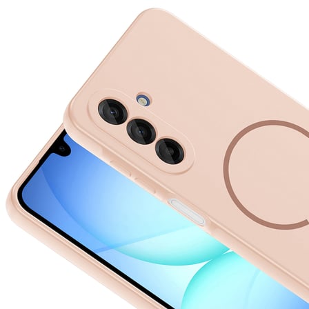 Galaxy A17 Kılıf MagSafe Destekli Kamera Korumalı Yumuşak Silikon Novatech